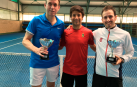 Alberto Sanz se impone en el Campeonato Navarro de Veteranos.