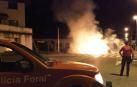 Dos barricadas cortaron anoche sendas carreteras en Iturmendi y Etxarri Aranatz