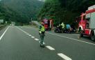 Dos personas heridas, una grave, en un accidente en la N-121-A en Bera