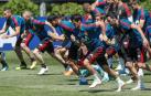 Carvajal vuelve con el grupo y Piqué entrena con normalidad