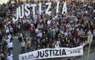 Miles de personas piden "justicia" en Pamplona para los procesados de Alsasua