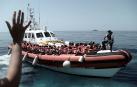 El Aquarius viaja ya hacia Valencia junto a otras dos embarcaciones
