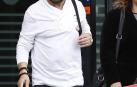 Antonio Fontaneda, saliendo del Palacio de Justicia.