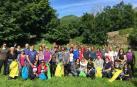 Voluntarios de Navarra retiran residuos en cuatro entornos naturales de Navarra