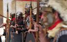 El Festival Romano de Andelo de Mendigorría alcanzó este año su XVII edición, una cita cultural y artística en la que se pudo disfrutar de la esencia del mundo romano con actuaciones teatrales y representaciones del ejército a pie de calle