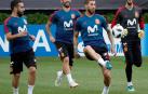Carvajal trabaja en el gimnasio para su reaparición
