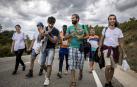 Los 'Caminos de la Hospitalidad' desembocaron el sábado en la cuna de San Francisco Javier con un centenar de refugiados sirios como símbolo de la acogida Navarra
