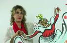 Adriana Eransus, autora del cartel de San Fermín, apoya 'San Fermín SÍ, San Fermin BAI'