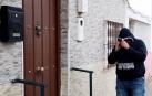 José Ángel Prenda regresa a su domicilio del barrio de Amate de madrugada