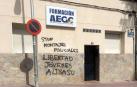 Pintadas en la Asociación de Guardias Civiles.