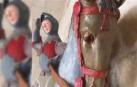 Polémica restauración de un San Jorge en la localidad navarra de Estella