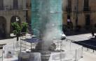 Tafalla prevé acabar los trabajos de limpieza de la fuente antes de fiestas