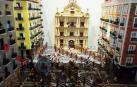 20 carteles de San Fermín, un encierro con piezas de lego y más, en el Condestable