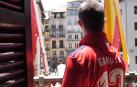 Un jugador de Osasuna vuelve a tirar el Txupinazo