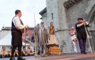 El Paloteado de la zona antigua de Tudela se vuelve a escenificar unos 40 años después