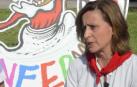 Trabajadores de Urgencias del CHN gritan 'San Fermín SÍ, San Fermin BAI'