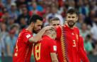 Galería de fotos de los jugadores de España tras caer eliminados del Mundial ante Rusia