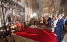 Las instituciones navarras homenajean a los Reyes y Reinas de Navarra en Leyre