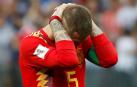 Galería de fotos de los jugadores de España tras caer eliminados del Mundial ante Rusia