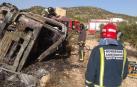 Fallece al quedar atrapado en su su camión mientras ardía en Abanilla (Murcia)