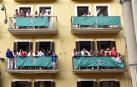 ​Familias de ADANO han visto el Encierro desde los balcones de Casa Seminario