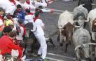 Todas las imágenes del primer encierro de San Fermín 2017
