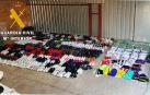 Confiscados 170 pares de zapatillas falsificados en un control preventivo en Tafalla