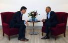 Pedro Sánchez mantiene con Barack Obama un encuentro discreto en Madrid