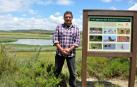 Acondicionan un observatorio en la laguna del Juncal de Tafalla