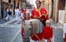 Salida de los gigantes y cabezudos de Pamplona, 7 de julio de San Fermín 2018