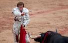Faena de los toros de la ganadería del Puerto de San Lorenzo para los diestros Paco Ureña, Román y José Garrido.