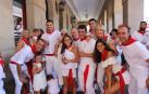 El vermú de Patxi Puñal con familiares y amigos
