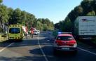 Un conductor ha fallecido en la carretera N-121 a la altura de Cadreita. Los hechos se han producido este martes por la tarde en el km 67 por la colisión frontal entre un camión y un turismo.