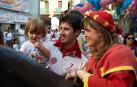 Salida de los gigantes y cabezudos de Pamplona, 10 de julio de San Fermín 2018