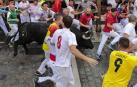 Fotos exclusivas del cuarto encierro de San Fermín 2018 de los fotógrafos de Diario de Navarra.
