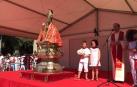 Ofrenda a San Fermín, en directo