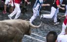 Fotos exclusivas del quinto encierro de San Fermín 2018 de los fotógrafos de Diario de Navarra.