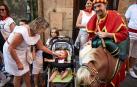 Salida de los gigantes y cabezudos de Pamplona, 10 de julio de San Fermín 2018