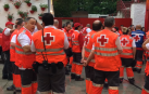 Cruz Roja y DYA atienden a 80 personas tras el tercer encierro