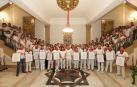 Reconocimiento a bandas de música que se reunieron en Pamplona hace 100 años