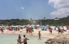 Pánico en una cala de Menorca por un remolino de viento de 20 metros de altura