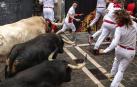Fotos exclusivas del sexto encierro de San Fermín 2018 de los fotógrafos de Diario de Navarra.