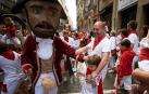 Salida de los gigantes y cabezudos de Pamplona, 12 de julio de San Fermín 2018