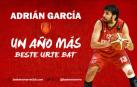 Adrián García renueva y continuará en las filas de Basket Navarra un año más