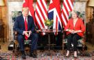 Trump dice que la relación con el Reino Unido es "muy, muy fuerte"