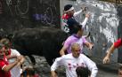 Fotos exclusivas del sexto encierro de San Fermín 2018 de los fotógrafos de Diario de Navarra.