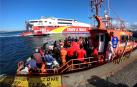 Rescatados 132 inmigrantes de tres pateras y 56 más llegan a isla de Alborán