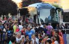 Presentación de la nueva equipación de Osasuna para la temporada 2018 y 2019 y del nuevo autobús del equipo