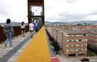 Los vecinos de Mendillorri aprueban el nuevo ascensor urbano
