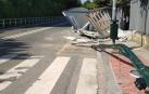 Cortada la calle Biurdana de Pamplona, sentido avenida de Navarra, por un accidente